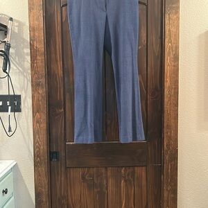 LOFT Navy Blue Textured Pants